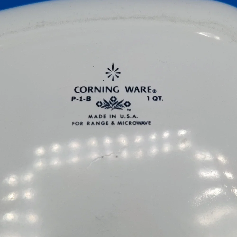 Vintage‎ Corning Ware Corn Flower Casserole Dish P-1-B